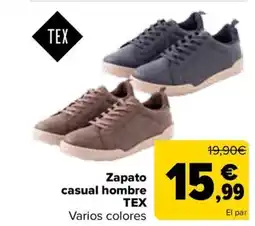 Carrefour TEX Zapato casual hombre oferta