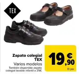 Carrefour TEX Zapato colegial oferta
