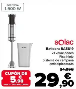 Carrefour SOLAC Batidora BA5619 oferta