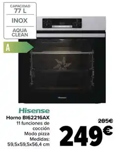 Carrefour HISENSE Horno BI62216AX oferta