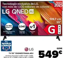 Carrefour LG TV 55" 55QNED70A6A.AEU oferta
