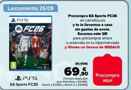 Carrefour PS5 Ea Sports FC26 oferta