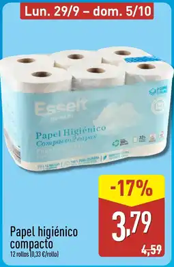 ALDI Papel Higiénico Compacto oferta