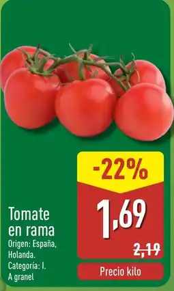 ALDI Tomate en rama oferta