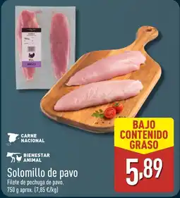 ALDI Solomillo de pavo oferta