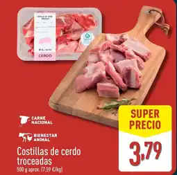 ALDI Costillas de cerdo troceadas oferta