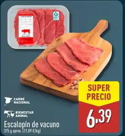 ALDI Escalopín de vacuno oferta