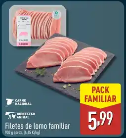 ALDI Filetes de lomo familiar oferta