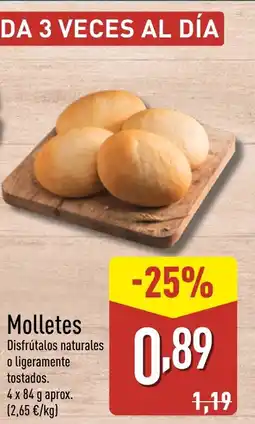 ALDI Molletes oferta