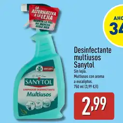 ALDI SANYTOL Desinfectante multiusos oferta