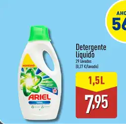ALDI Detergente líquido oferta