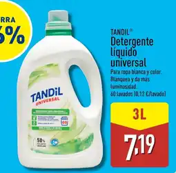 ALDI TANDIL Detergente Líquido universal oferta