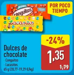 ALDI Dulces de chocolate oferta