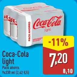 ALDI COCA-COLA light oferta