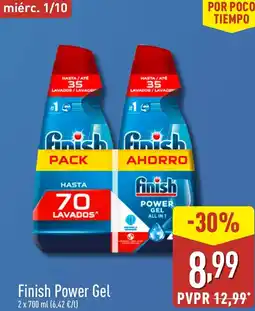 ALDI FINISH Power Gel oferta