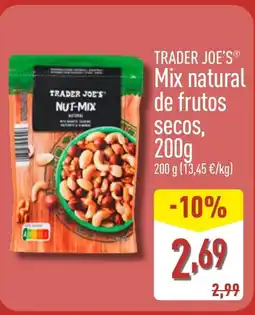 ALDI TRADER JOE'S Mix natural de frutos secos oferta