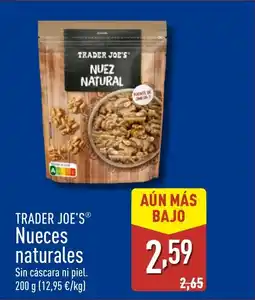ALDI TRADER JOE'S Nueces naturales oferta