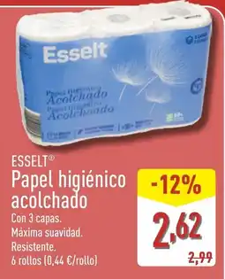 ALDI ESSELT Papel higiénico acolchado oferta