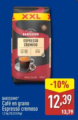 ALDI BARISSIMO Café en grano Espresso cremoso oferta