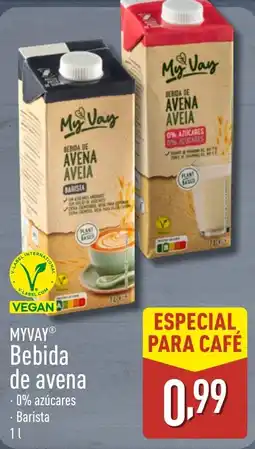 ALDI MYVAY Bebida de avena oferta