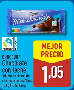 ALDI CHOCEUR Chocolate con leche oferta