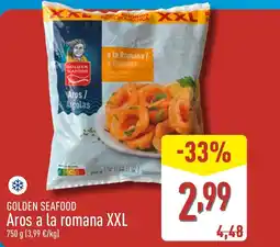ALDI GOLDEN SEAFOOD Aros a la romana XXL oferta