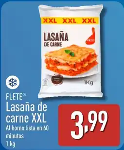 ALDI FLETE Lasaña de carne XXL oferta