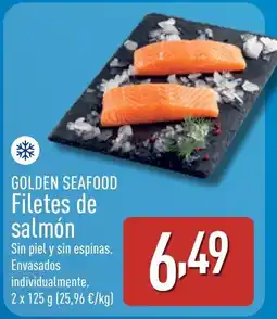 ALDI GOLDEN SEAFOOD Filetes de salmón oferta