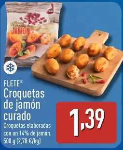 ALDI FLETE Croquetas de jamón curado oferta