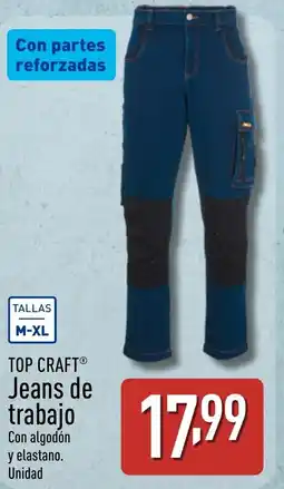 ALDI TOP CRAFT Jeans de trabajo oferta
