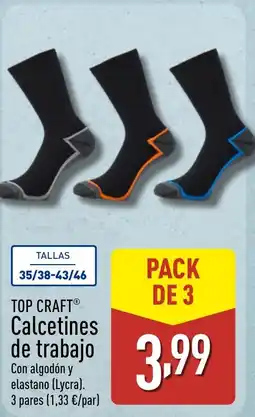 ALDI TOP CRAFT Calcetines de trabajo oferta