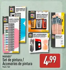 ALDI MARABU Set de pintura / Accesorios de pintura oferta