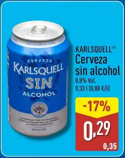 ALDI KARLSQUELL Cerveza sin alcohol oferta