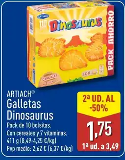ALDI ARTIACH Galletas Dinosaurus oferta