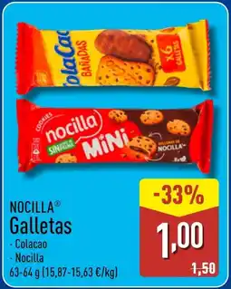 ALDI NOCILLA Galletas oferta