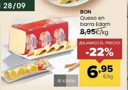Autoservicios Familia BON Queso en barra Edam oferta