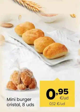 Autoservicios Familia Mini burger cristal oferta