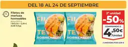 La Sirena Filetes de merluza horneables oferta