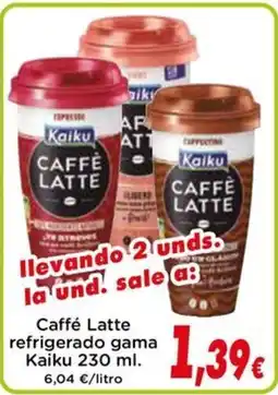 Proxi KAIKU Caffé Latte refrigerado gama oferta