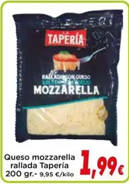 Proxi TAPERIA Queso mozzarella rallada oferta