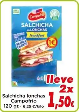 Proxi CAMPOFRIO Salchicha lonchas oferta