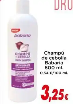 Proxi BABARIA Champú de cebolla oferta