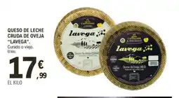 E.Leclerc LAVEGA Queso de leche cruda de oveja oferta