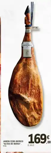 E.Leclerc ALTOS DE IBERIA Jamon cebo iberico oferta