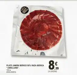 E.Leclerc JARALLANA Plato jamon iberico 50% raza iberica oferta