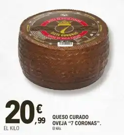 E.Leclerc 7 CORONAS Queso curado oveja oferta