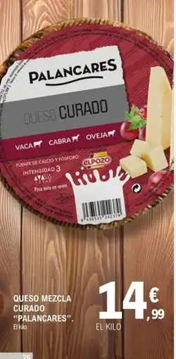 E.Leclerc PALANCARES Queso mezcla curado oferta