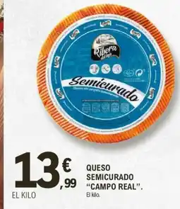 E.Leclerc CAMPO REAL Queso semicurado oferta