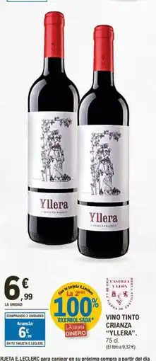 E.Leclerc YLLERA Vino tinto crianza oferta