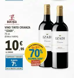 E.Leclerc IZADI Vino tinto crianza oferta